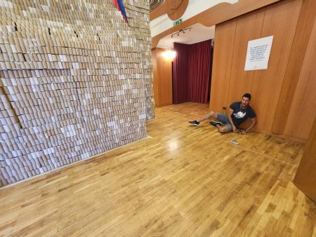 Največja skulptura iz wc rolic_arhiv Občine Domžale (14)